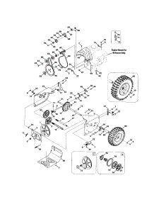 Drive System parts for Mtd Gas Snowblower 31AH64EG795 from AppliancePartsPros.com