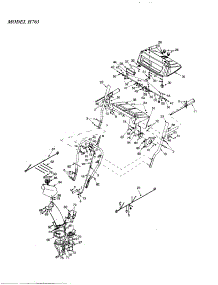 Handle / Handle-Panel parts for Mtd Gas Snowblower 31AH763G401 from AppliancePartsPros.com