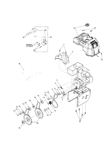 Engine Shroud Assembly parts for Troy-Bilt Gas Snowblower 31AH7T74101 from AppliancePartsPros.com