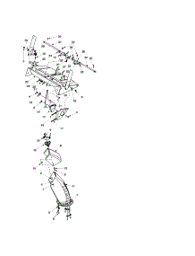 Chute / Shift Handle / Cam Rod parts for Troy-Bilt Gas Snowblower 31AH9V75063 from AppliancePartsPros.com