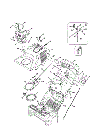 Chute / Handle / Cover parts for Mtd Gas Snowblower 31AM2T6D799 from AppliancePartsPros.com