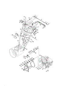 Handles / Engine parts for Mtd Gas Snowblower 31AM59TG799 from AppliancePartsPros.com