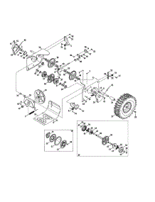 Axle / Wheel / Drive Shaft parts for Mtd Gas Snowblower 31AM59TG799 from AppliancePartsPros.com