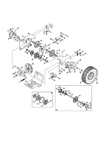 Drive Shaft / Wheels parts for Mtd Gas Snowblower 31AM5CSF799 from AppliancePartsPros.com