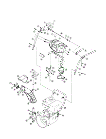 Handle / Lower Chute parts for Mtd Gas Snowblower 31AM63TF799 from AppliancePartsPros.com