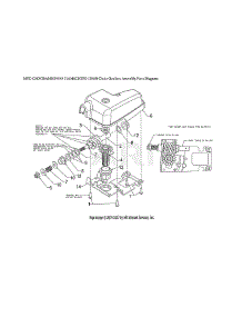 Chute Gearbox Assy Parts parts for Mtd Gas Snowblower 31AM6CSG793 from AppliancePartsPros.com