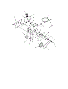 Fuel Tank / V-Belt / Pulley parts for Troy-Bilt Gas Snowblower 31AS2B5-711 from AppliancePartsPros.com