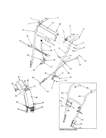 Handle / Clutch parts for Mtd Gas Snowblower 31AS611D163 from AppliancePartsPros.com