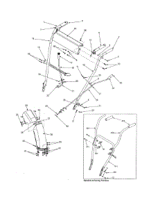 Handles / Chute parts for Mtd Gas Snowblower 31AS611E352 from AppliancePartsPros.com