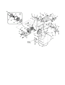 Friction Wheel / Frame parts for Mtd Gas Snowblower 31AS611E352 from AppliancePartsPros.com
