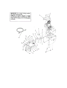 Pulleys / Belts parts for Mtd Gas Snowblower 31AS611E352 from AppliancePartsPros.com