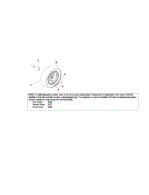 Wheel Assembly parts for Mtd Gas Snowblower 31AS615E099 from AppliancePartsPros.com