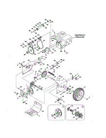 Engine / Wheels parts for Mtd Gas Snowblower 31AS62ED799 from AppliancePartsPros.com
