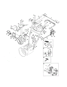 Chutes / Handles parts for Mtd Gas Snowblower 31AS63TF799 from AppliancePartsPros.com