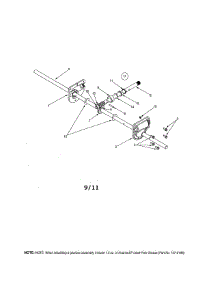 Axle parts for Mtd Gas Snowblower 31AS640F352 from AppliancePartsPros.com