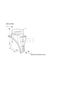 Chute Adapter parts for Mtd Gas Snowblower 31AS68EE791 from AppliancePartsPros.com