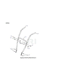 Handle parts for Mtd Gas Snowblower 31AS68EE791 from AppliancePartsPros.com