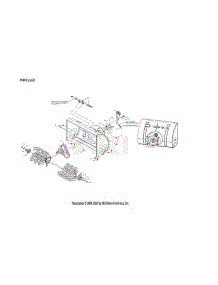 Impeller parts for Mtd Gas Snowblower 31AS68EE791 from AppliancePartsPros.com