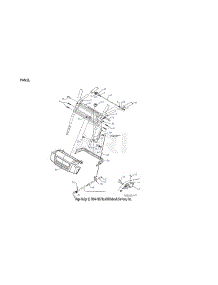 Panel parts for Mtd Gas Snowblower 31AS68EE791 from AppliancePartsPros.com
