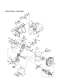 Engine / Wheels parts for Mtd Gas Snowblower 31AS68EE799 from AppliancePartsPros.com