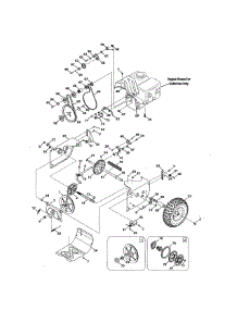 Engine / Drive Shaft parts for Mtd Gas Snowblower 31AS6AED799 from AppliancePartsPros.com