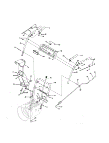 C / D-Style Handle / Frame / Discharge parts for Mtd Gas Snowblower 31AS6AEE700 from AppliancePartsPros.com