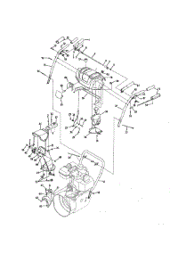 L-Style Handle / Frame / Discharge Chute parts for Mtd Gas Snowblower 31AS6AEE700 from AppliancePartsPros.com