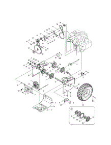 Belt / Pulley / Wheels parts for Mtd Gas Snowblower 31AS6FEE729 from AppliancePartsPros.com