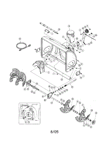 Impeller / Spiral / Housing, Auger parts for Mtd Gas Snowblower 31AS6HEG799 from AppliancePartsPros.com