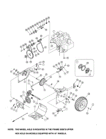 Wheels And Belt Drives parts for Mtd Gas Snowblower 31AS6LEG752 from AppliancePartsPros.com
