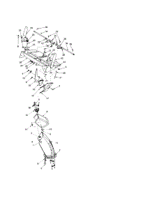 Lower Chute / Handle Panel parts for Troy-Bilt Gas Snowblower 31AS6R72063 from AppliancePartsPros.com