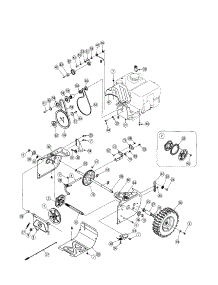 Axle / Engine / Wheels parts for Mtd Gas Snowblower 31AS6WEG799 from AppliancePartsPros.com