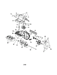 Vane / Auger / Drive Belt parts for Yard-Man Electric Snowblower 31B-040-701 from AppliancePartsPros.com