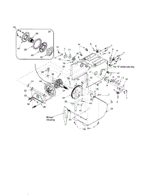 Frame Assembly parts for Mtd Gas Snowblower 31B-611D062 from AppliancePartsPros.com