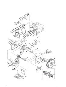 Wheels / Axle / Belts parts for Mtd Gas Snowblower 31BS62EE799 from AppliancePartsPros.com