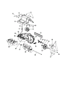 Vane / Motor / Drive Shaft parts for Mtd Electric Snowblower 31C-040-701 from AppliancePartsPros.com