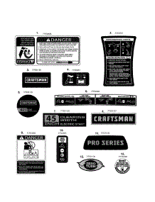Decals parts for Mtd Gas Snowblower 31CH97SJ799 from AppliancePartsPros.com
