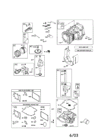 Cylinder / Sump-Engine parts for Briggs & Stratton Lawn & Garden Engine 31D777-0035 from AppliancePartsPros.com