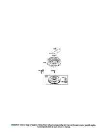 Flywheel / Fan parts for Briggs & Stratton Lawn & Garden Engine 31L700 (0036-0192) from AppliancePartsPros.com