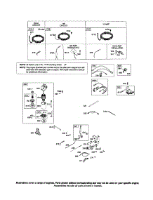 Starter Motor / Alternator parts for Briggs & Stratton Lawn & Garden Engine 31L700 (0036-0192) from AppliancePartsPros.com