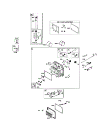 Head-Cylinder / Dipstick parts for Briggs & Stratton Lawn & Garden Engine 31P900 (0036-0671) from AppliancePartsPros.com