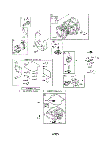 Cylinder / Crankshaft / Engine-Sump parts for Briggs & Stratton Lawn & Garden Engine 31Q700 (0036-0466) from AppliancePartsPros.com