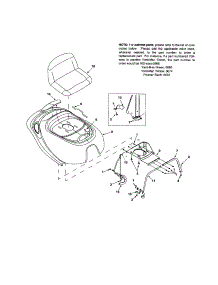Seat Assembly parts for Mtd Rear-Engine Riding Mower 320 from AppliancePartsPros.com
