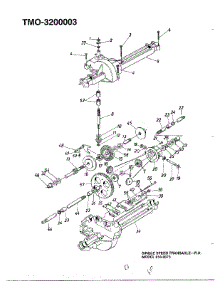 Single Speed Transaxle-R parts for Mtd Front-Engine Lawn Tractor 3200003 from AppliancePartsPros.com