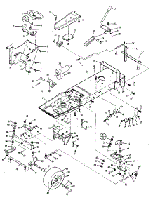 Frame, Lift And Steering Assembly parts for Troy-Bilt Front-Engine Lawn Tractor 3214HR from AppliancePartsPros.com