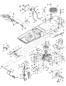 Hydrostatic & Brake Assembly parts for Troy-Bilt Front-Engine Lawn Tractor 3214HR from AppliancePartsPros.com