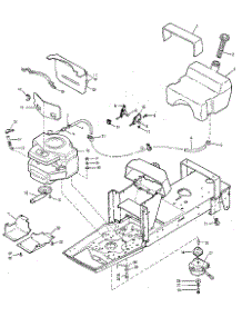 Engine Assembly parts for Troy-Bilt Front-Engine Lawn Tractor 3214HR from AppliancePartsPros.com