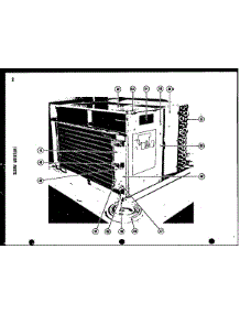 Interior Parts (218-3Sph) (218-3D) (213-5Sp) (213-5Sph) (215-5Sp) (218-5Sp) parts for Amana Room Air Conditioner 324-3BH from AppliancePartsPros.com