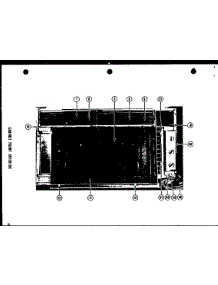 Cabinet Front Interior (218-3Sph) (218-3D) (213-5Sp) (213-5Sph) (215-5Sp) (218-5Sp) parts for Amana Room Air Conditioner 324-5B from AppliancePartsPros.com