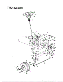 Lawn Tractor / Front Wheel Chart parts for Mtd Front-Engine Lawn Tractor 3250008 from AppliancePartsPros.com